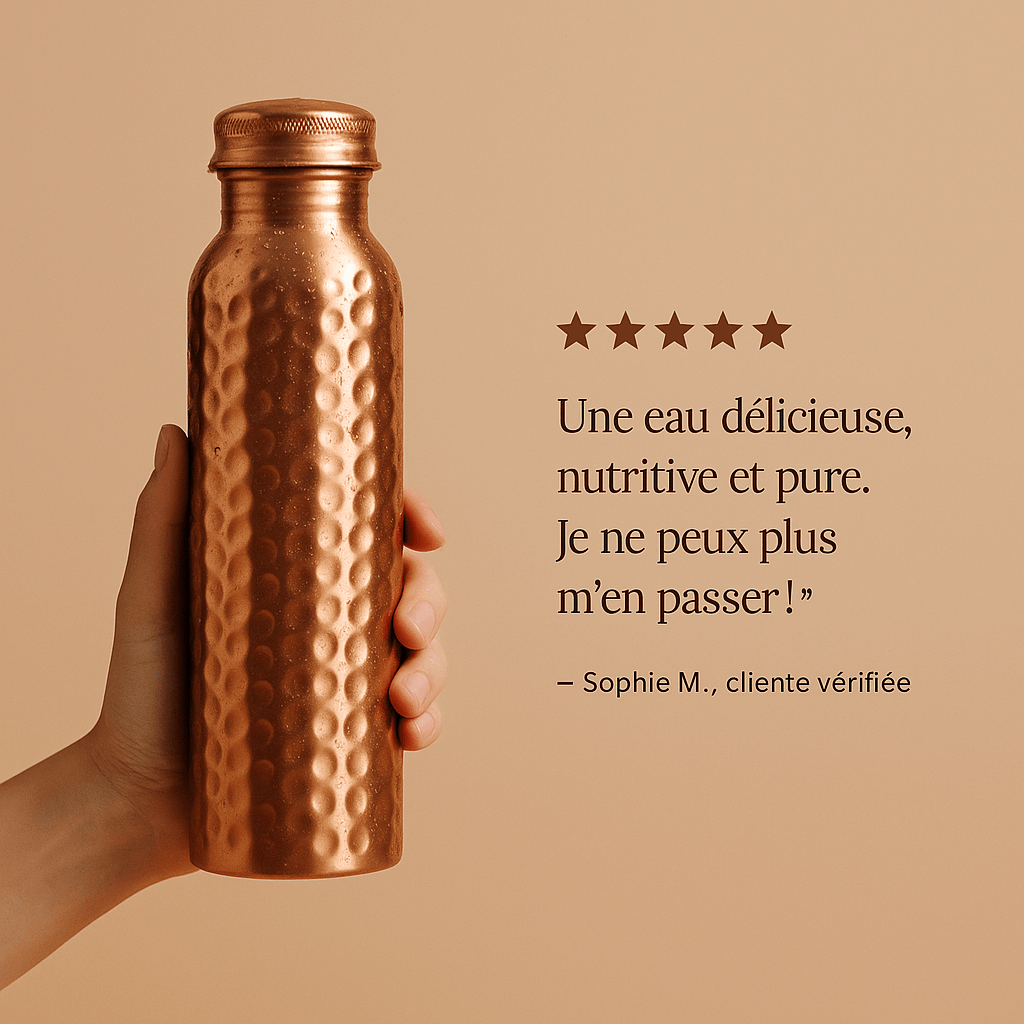 Cuprava – Gourde en cuivre ayurvédique - Cuprava