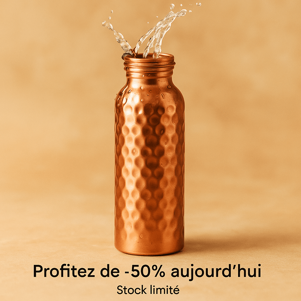 Cuprava – Gourde en cuivre ayurvédique - Cuprava